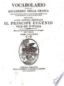 Vocabolario degli Accademici della Crusca oltre le giunte fatteci finora, cresciuto d'assai migliaja di voci e modi de' classici, le piu trovate da veronesi ... Tomo primo [-settimo]