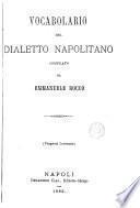 Vocabolario del dialetto Napolitano
