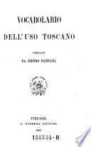 Vocabolario dell'uso Toscano