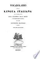 Vocabolario della lingua italiana: A-C