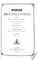 Vocabolario della lingua Italiana: A-C