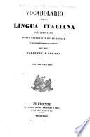 Vocabolario della lingua italiana già compilato dagli Accademici della Crusca ed ora novamente corretto ed accresciuto