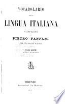 Vocabolario della lingua italiana