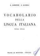 Vocabolario della lingua italiana