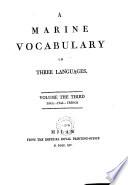 Vocabolario di marina in tre lingue
