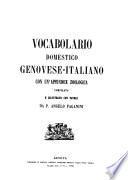 Vocabolario domestico genovese italiano