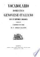Vocabolario domestico genovese-italiano