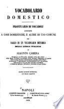 Vocabolario domestico