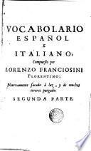 Vocabolario español e italiano, vocabolario italiano e espagnolo, 2