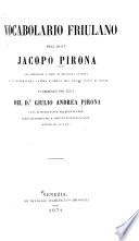 Vocabolario friulano