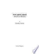 Vocabolario
