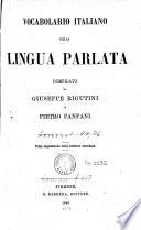 Vocabolario italiano della lingua parlata