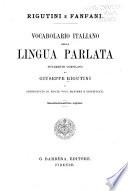 Vocabolario italiano della lingua parlata