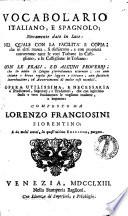 Vocabolario italiano e spagnolo