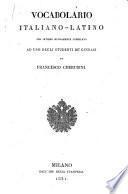 Vocabolario italiano