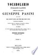 Vocabolario Italiano-Latino