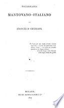 Vocabolario Mantovano-Italiano