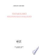 Vocabolario mantovano-italiano