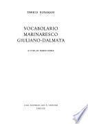 Vocabolario marinaresco giuliano-dalmata