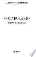 Vocabolario marino e militare
