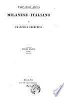 Vocabolario milanese-italiano di Francesco Cherubini