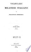 Vocabolario milanese-italiano
