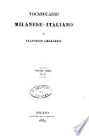 Vocabolario milanese-italiano