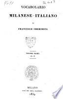 Vocabolario milanese-italiano