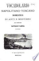 Vocabolario napolitano-toscano domestico di arti e mestieri