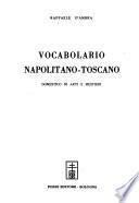 Vocabolario napolitano-toscano