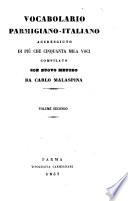 Vocabolario parmigiano-italiano