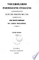 Vocabolario parmigiano-italiano