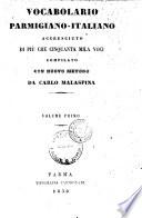 Vocabolario parmigiano-italiano