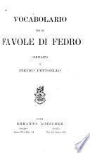 Vocabolario per le Favole di Fedro