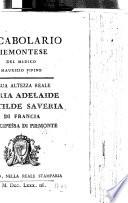 Vocabolario piemontese del medico Maurizio Pipino ...