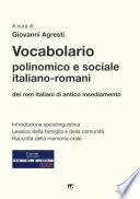 Vocabolario polinomico e sociale italiano-romanì