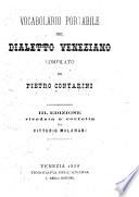 Vocabolario portabile del dialetto veneziano