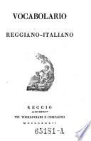 Vocabolario reggiano-italiano