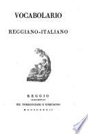 Vocabolario reggiano-italiano