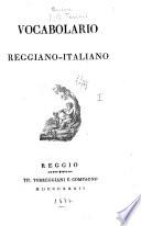 Vocabolario reggiano-italiano