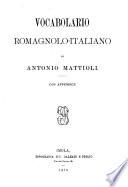 Vocabolario romagnolo-italiano