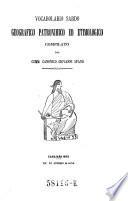 Vocabolario sardo geografico, patronimico ed etimologico