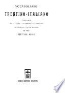 Vocabolario trentino-italiano
