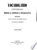 Vocabolario universale della lingua italiana