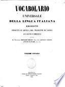 Vocabolario universale della lingua italiana