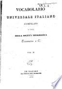 Vocabolario universale italiano compilato a cura della Societa tipografica Tramater e C.i
