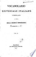 Vocabolario universale italiano compilato a cura della Società Tipografica Tramater e Ci. Vol. 1. [-7.]