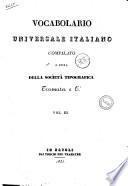 Vocabolario universale italiano compilato a cura della Società Tipografica Tramater e Ci. Vol. 1. [-7.]
