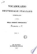 Vocabolario universale italiano [diretto da Raffaele Liberatore]