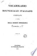 Vocabolario universale italiano [diretto da Raffaele Liberatore]